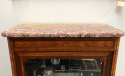 French Walnut And Parquetry Inlaid Vitrine | Antique & Vintage | Moonee Ponds Antiques | Australia Wide Delivery