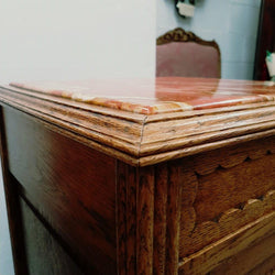Pair of French Oak Bedside Cabinets-6 | Antique & Vintage | Moonee Ponds Antiques | Australia Wide Delivery