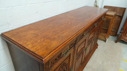Edwardian Oak And Pollard Oak Sideboard | Antique & Vintage | Moonee Ponds Antiques | Australia Wide Delivery