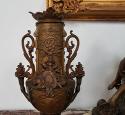 French Three Piece Clock Set Of Women And Cupid | Antique & Vintage | Moonee Ponds Antiques | Australia Wide Delivery