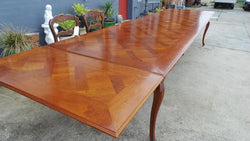 French Style Walnut Large Extension Table | Antique & Vintage | Moonee Ponds Antiques | Australia Wide Delivery