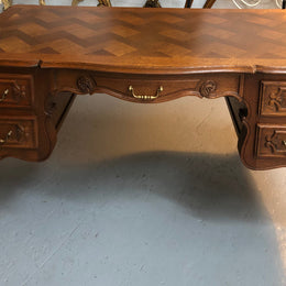 Lovely French oak Louis XVth style desk