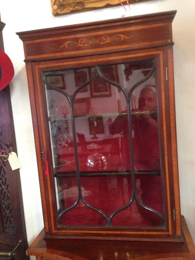 Antique English Sheraton Style Cabinet