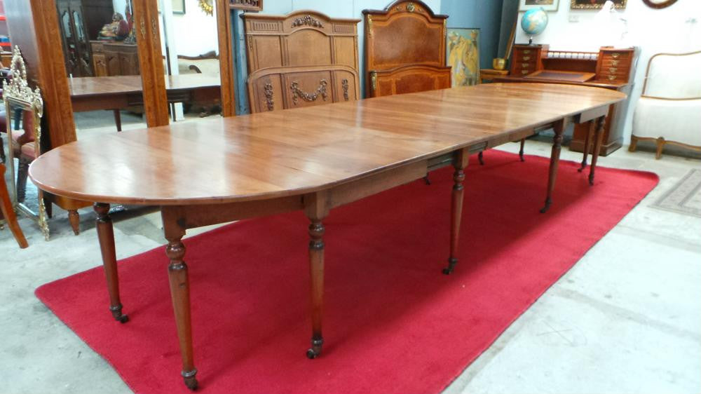 French Cherry wood 19th Century Extension Table