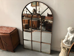 French Cast Iron Arched Garden Mirror | Antique & Vintage | Moonee Ponds Antiques | Australia Wide Delivery
