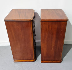 Pair of English Victorian Mahogany Bedside Drawers | Antique & Vintage | Moonee Ponds Antiques | Australia Wide Delivery