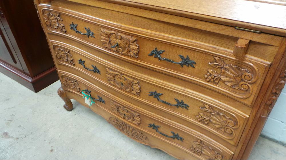 French Oak Secretaire Desk | Antique & Vintage | Moonee Ponds Antiques | Australia Wide Delivery