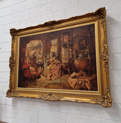 Stunning Oil on Canvas Sourced in France | Antique & Vintage | Moonee Ponds Antiques | Australia Wide Delivery