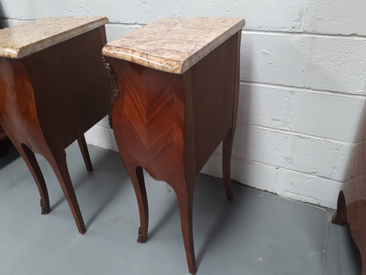 Pair Of French Louis XV Style Miniature Commode Bedsides | Antique & Vintage | Moonee Ponds Antiques | Australia Wide Delivery