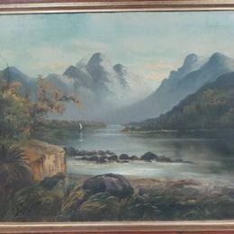 Milford Sound Oil Painting