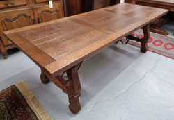 French Oak Spanish Style Farmhouse Table | Antique & Vintage | Moonee Ponds Antiques | Australia Wide Delivery