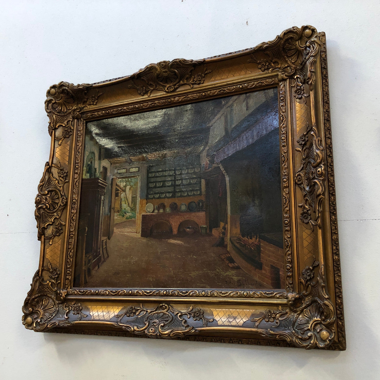 Beautiful Antique Framed French Oil On Canvas | Antique & Vintage | Moonee Ponds Antiques | Australia Wide Delivery