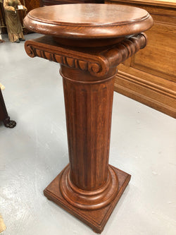 Stunning Tudor Style English Oak Pedestal | Antique & Vintage | Moonee Ponds Antiques | Australia Wide Delivery