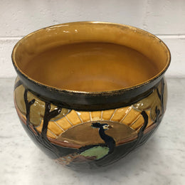 Rare Art Nouveau Phoenix Ware Antique Pottery Jardiniere