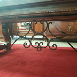 Large French Oak Spanish Style Extension Table | Antique & Vintage | Moonee Ponds Antiques | Australia Wide Delivery