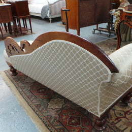 Beautiful Victorian Cedar Chaise Lounge