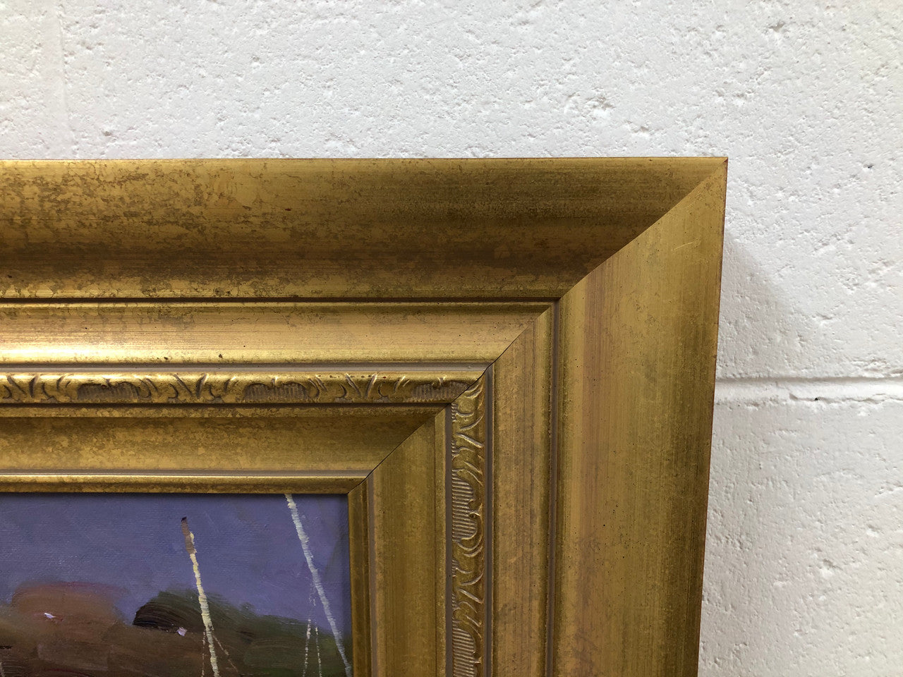Beach Scene Oil On Board Painting By David Chen | Antique & Vintage | Moonee Ponds Antiques | Australia Wide Delivery