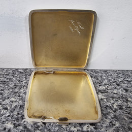 Art Deco Sterling Silver card case. In good condition please view photos as they help form part of the description.