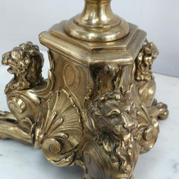 Antique French Gilt Bronze Candelabra