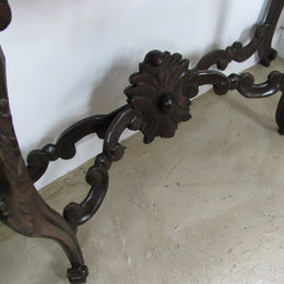 French Walnut Console Table