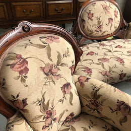 Matching Late Victorian Walnut Suite