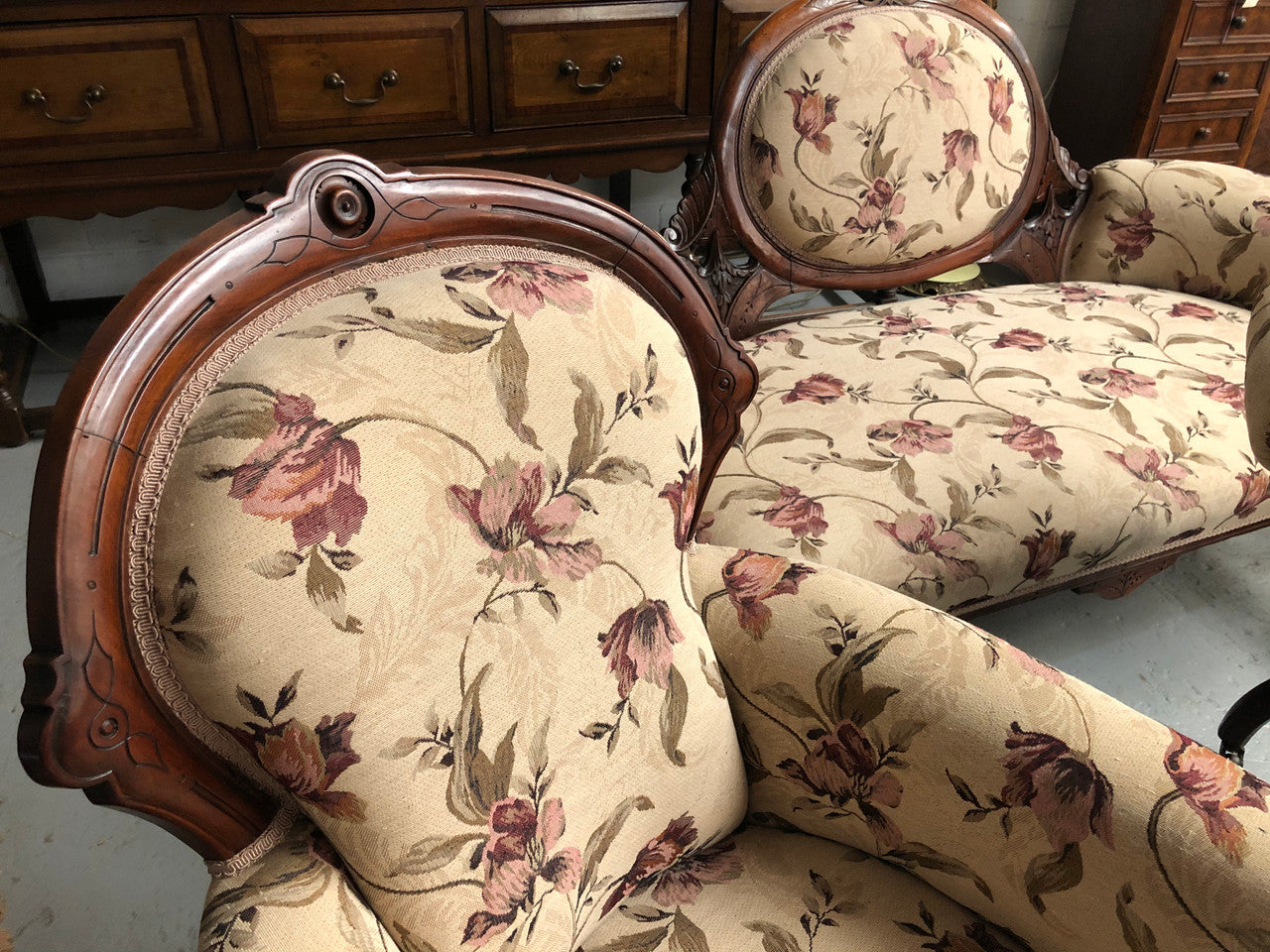 Matching Late Victorian Walnut Suite | Antique & Vintage | Moonee Ponds Antiques | Australia Wide Delivery