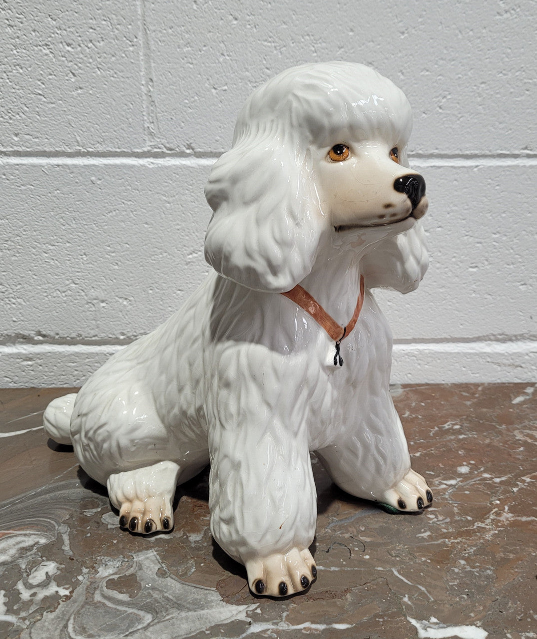 Vintage Italian Ceramic Poodle Figurine | Antique & Vintage | Moonee Ponds Antiques | Australia Wide