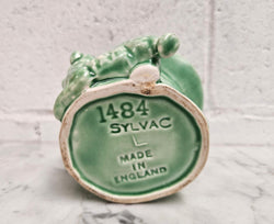 Sylvac Green Cat & Dog on Top Hat No. 1484 | Antique & Vintage | Moonee Ponds Antiques | Australia Wide Delivery