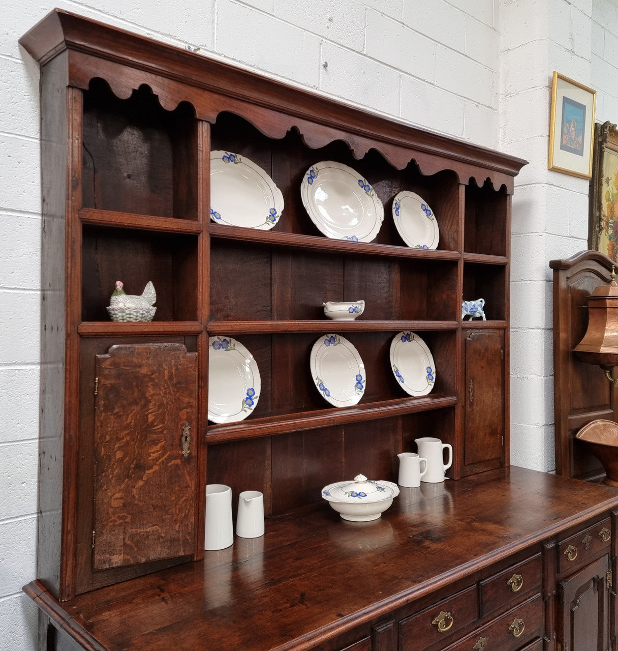 18th Century English Oak Farmhouse Dresser