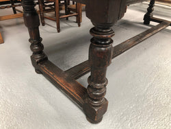 Early 19th Century French Figured Elm Farmhouse Table | Antique & Vintage | Moonee Ponds Antiques | Australia Wide Delivery