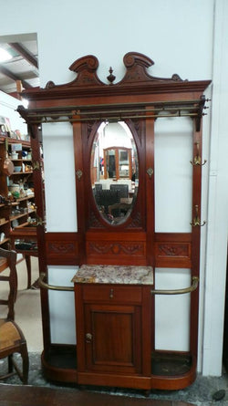 Large French Mahogany Hall Stand | Antique & Vintage | Moonee Ponds Antiques | Australia Wide Delivery