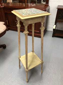 Beautiful Carved French Painted Pedestal | Antique & Vintage | Moonee Ponds Antiques | Australia Wide Delivery