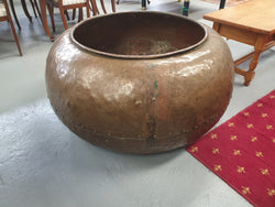 Rare & Unique Huge Antique Copper Cauldron Made In Melbourne | Antique & Vintage | Moonee Ponds Antiques | Australia Wide Delivery