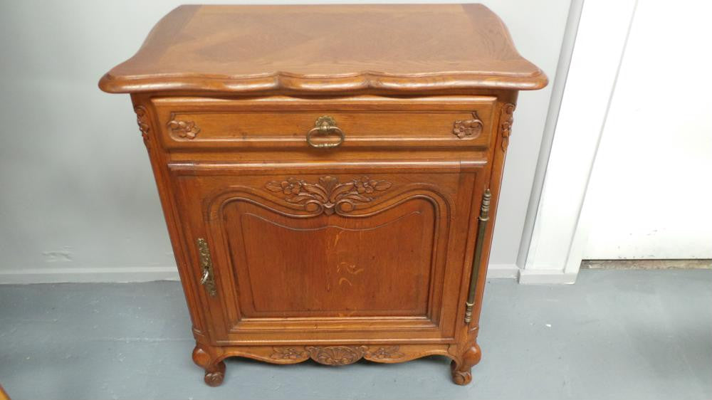 Beautiful French Oak Carved Small Cabinet | Antique & Vintage | Moonee Ponds Antiques | Australia Wide Delivery