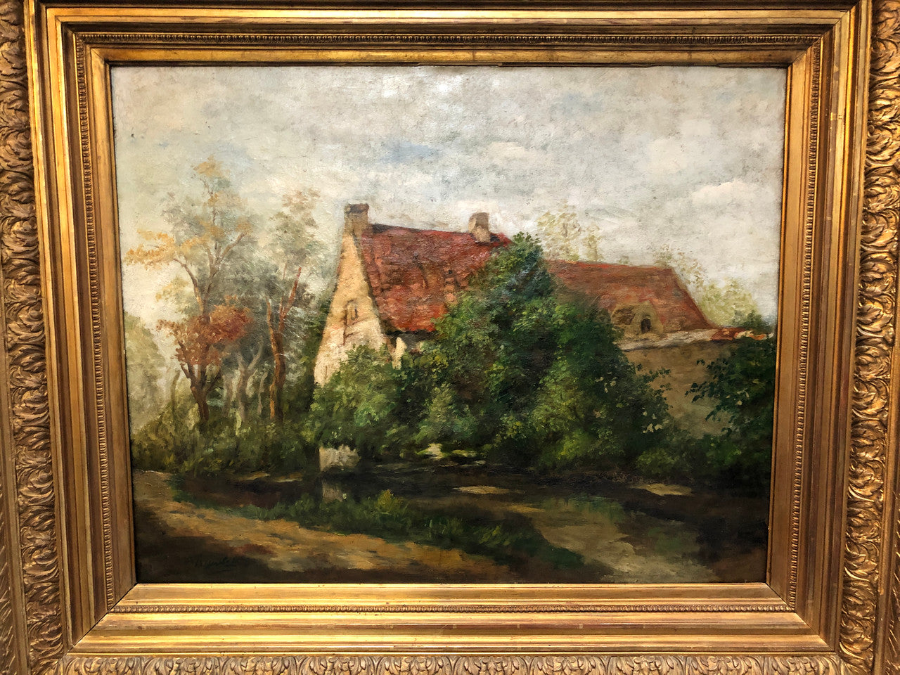 Beautiful French Impressionist Oil On Canvas | Antique & Vintage | Moonee Ponds Antiques | Australia Wide Delivery