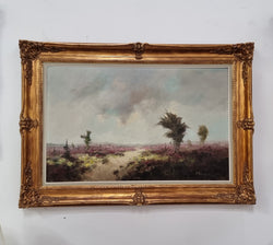 Fabulous Country Landscape Oil on Canvas In Gilt Frame | Antique & Vintage | Moonee Ponds Antiques | Australia Wide Delivery