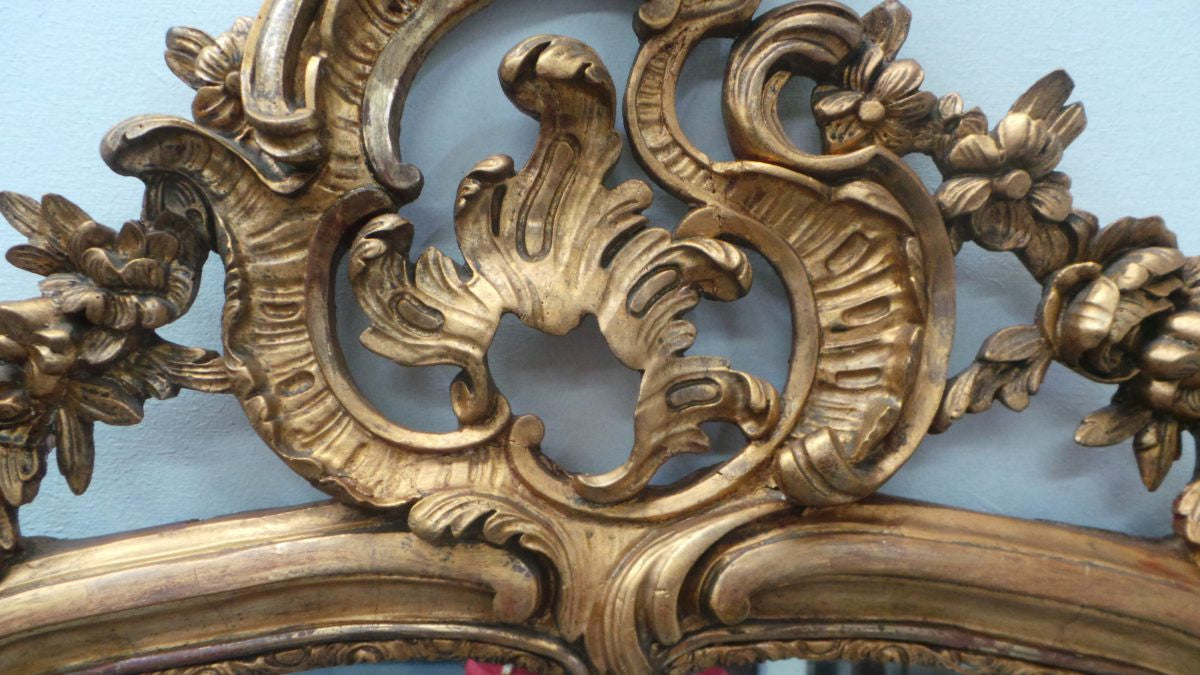 An Early 19 th Century Rare Rococo Highly Decorative Large Mirror | Antique & Vintage | Moonee Ponds Antiques | Australia Wide Delivery