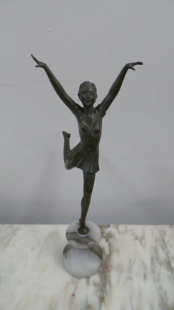 French Art Deco Dancer Statue | Antique & Vintage | Moonee Ponds Antiques | Australia Wide Delivery
