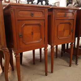 Pair Of French Inlaid Bedside Cabinets-2
