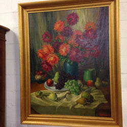 Large Flemish Oil Painting | Antique & Vintage | Moonee Ponds Antiques | Australia Wide Delivery