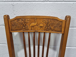 Australian Emu Chair with Cane Inset Seat | Antique & Vintage | Moonee Ponds Antiques | Australia Wide Delivery