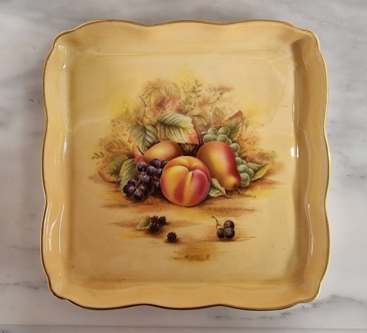 Aynsley Orchard Gold ” Tea Set on Tray" | Antique & Vintage | Moonee Ponds Antiques | Australia Wide Delivery