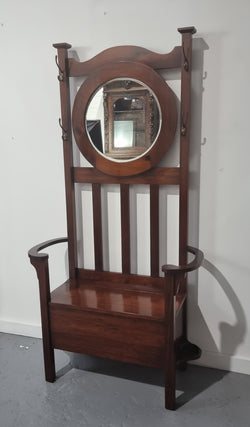 Blackwood Federation Hall Stand of Pleasing Narrow Proportions | Antique & Vintage | Moonee Ponds Antiques | Australia Wide Delivery