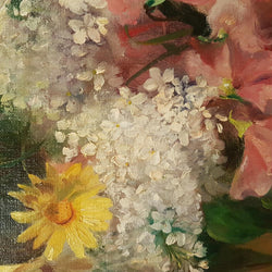 Framed Floral Oil Painting-1 | Antique & Vintage | Moonee Ponds Antiques | Australia Wide Delivery