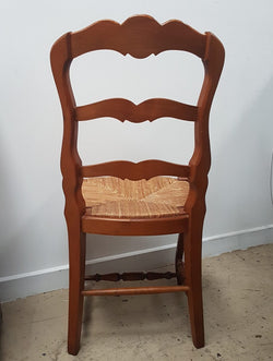 Set of Six French Fruit wood Ladder Back Chairs | Antique & Vintage | Moonee Ponds Antiques | Australia Wide Delivery