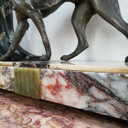 Signed Art Deco Figural Group