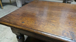 Practical French Oak Coffee Table | Antique & Vintage | Moonee Ponds Antiques | Australia Wide Delivery