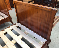 Rare French King Single Walnut Bed | Antique & Vintage | Moonee Ponds Antiques | Australia Wide Delivery