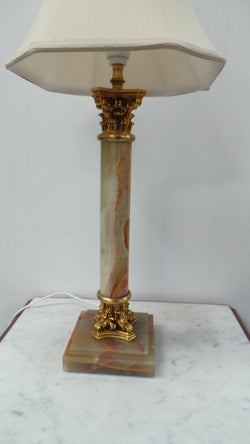 French Onyx Gilt Bronze Table Lamp | Antique & Vintage | Moonee Ponds Antiques | Australia Wide Delivery