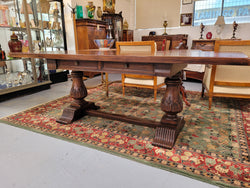French Walnut Monastery Table With Two Internal Drawers | Antique & Vintage | Moonee Ponds Antiques | Australia Wide Delivery